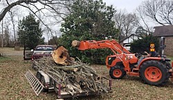 Brush hauling